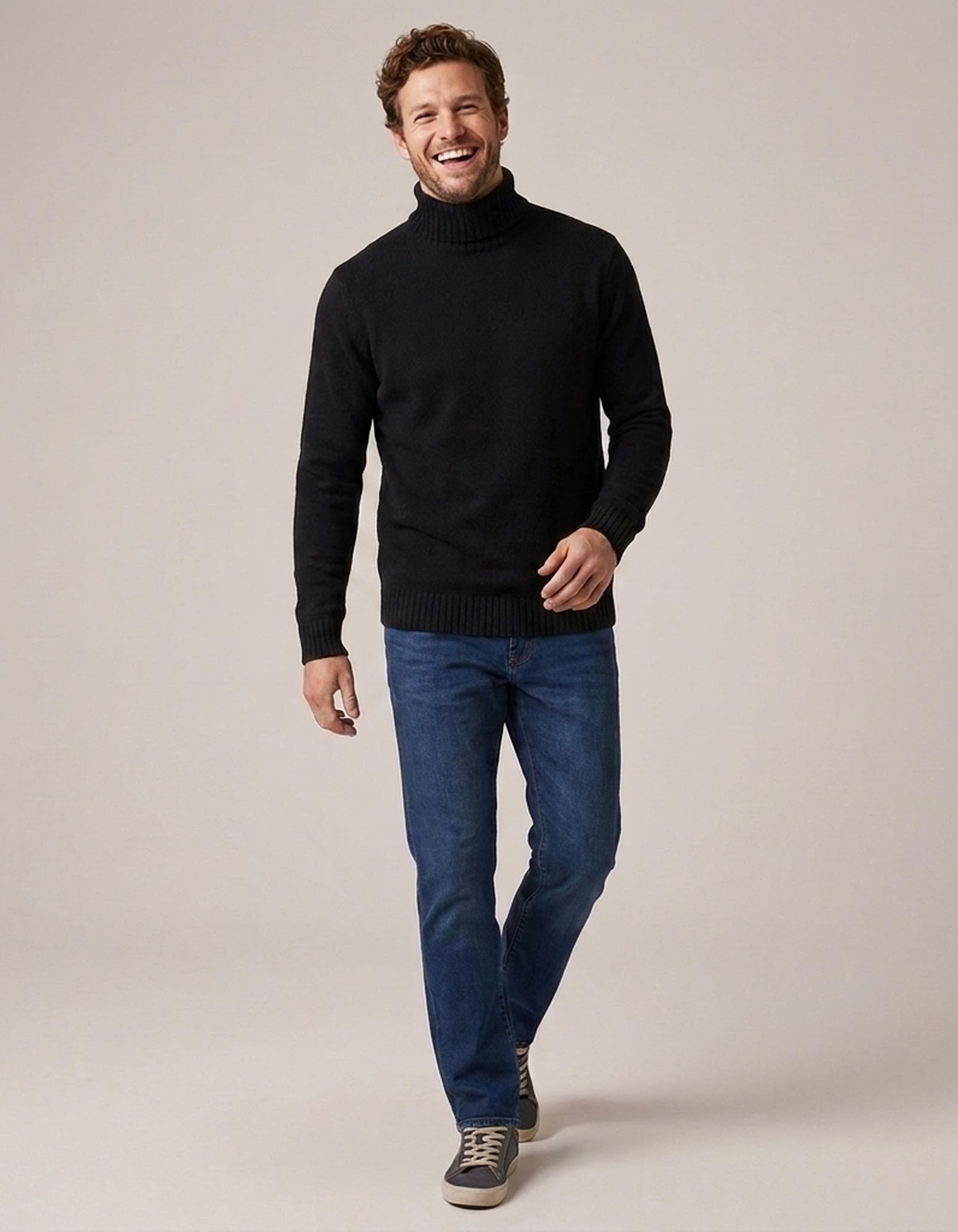 PLUXSTYLE::numise::adrien-straight-fit-turtleneck-sweater::front