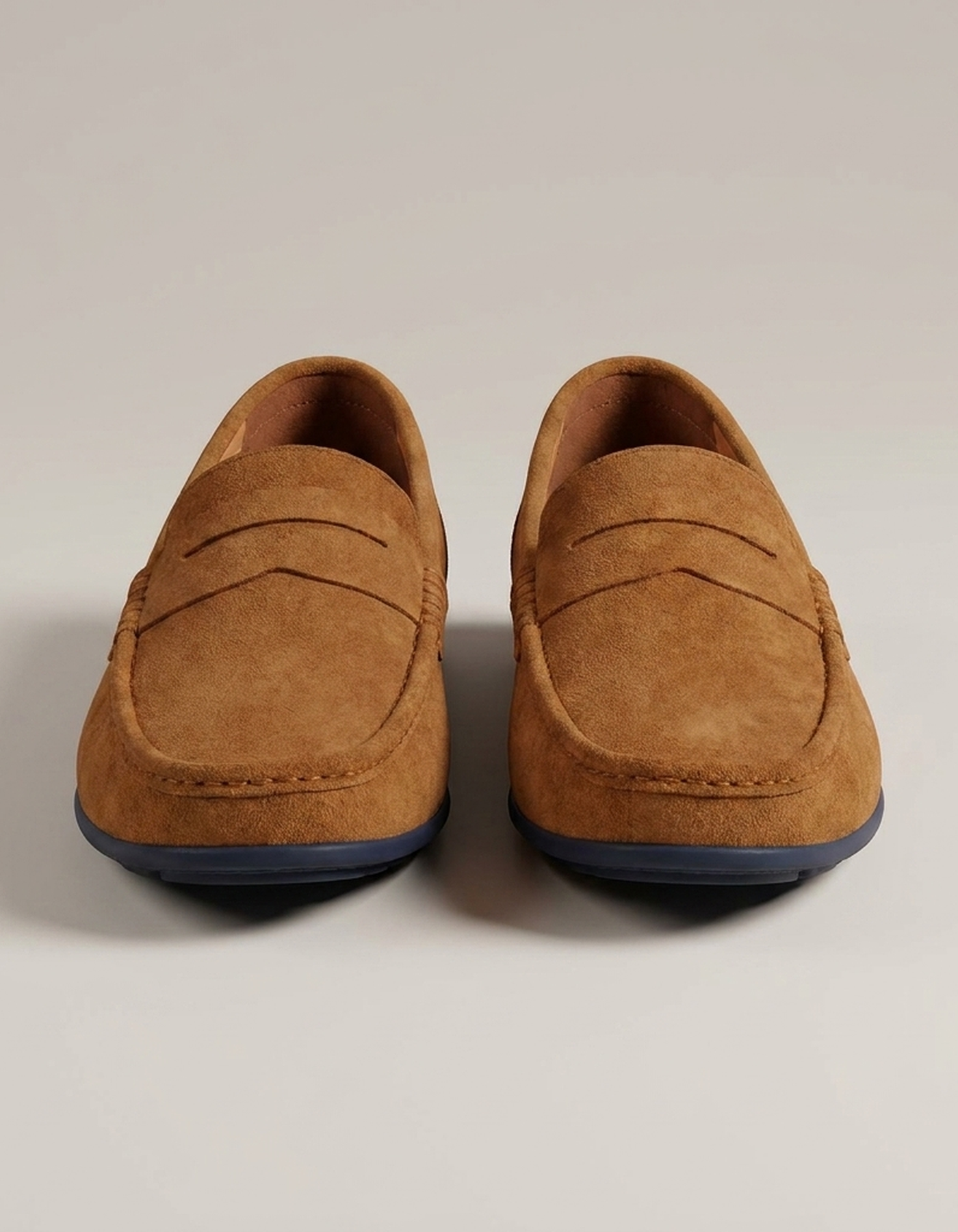 PLUXSTYLE::numise::mens-lightweight-slip-on-loafers::pack-brown