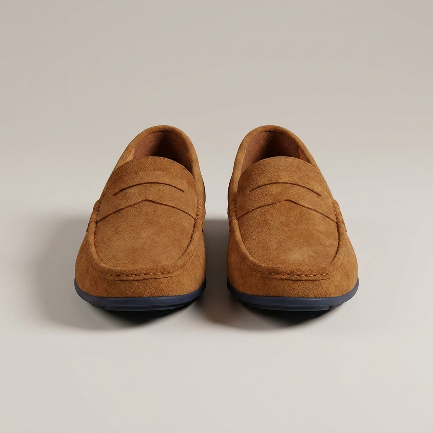PLUXSTYLE::numise::mens-lightweight-slip-on-loafers::pack-brown