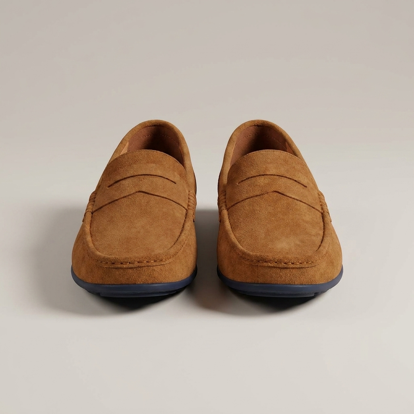 PLUXSTYLE::numise::mens-lightweight-slip-on-loafers::pack-brown