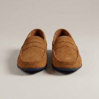 PLUXSTYLE::numise::mens-lightweight-slip-on-loafers::pack-brown
