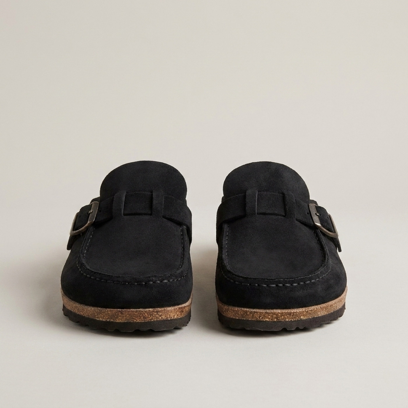 PLUXSTYLE::numise::evi-comfort-mule-sandals::pack-black