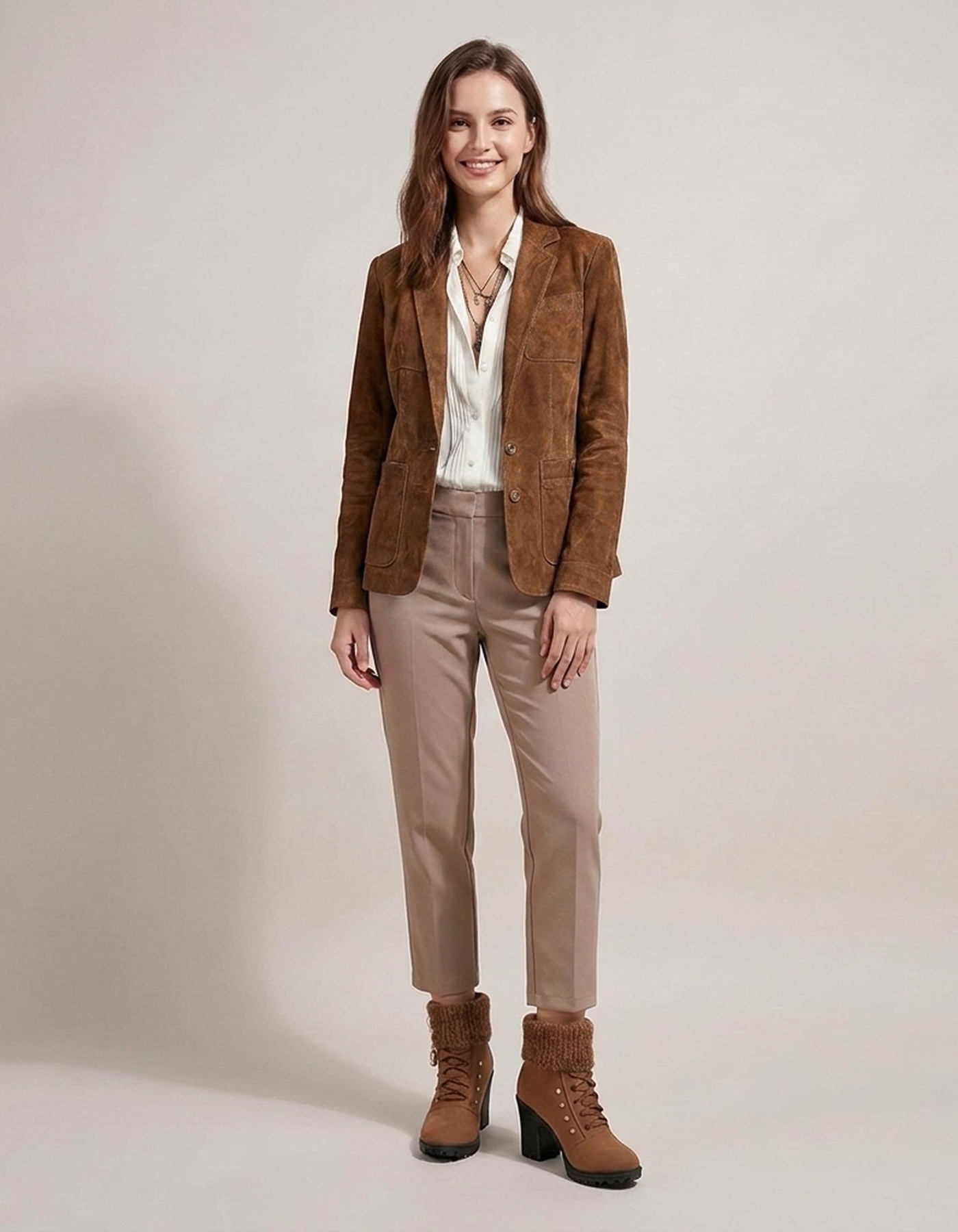 PLUXSTYLE::numise::heritage-brown-parka::front