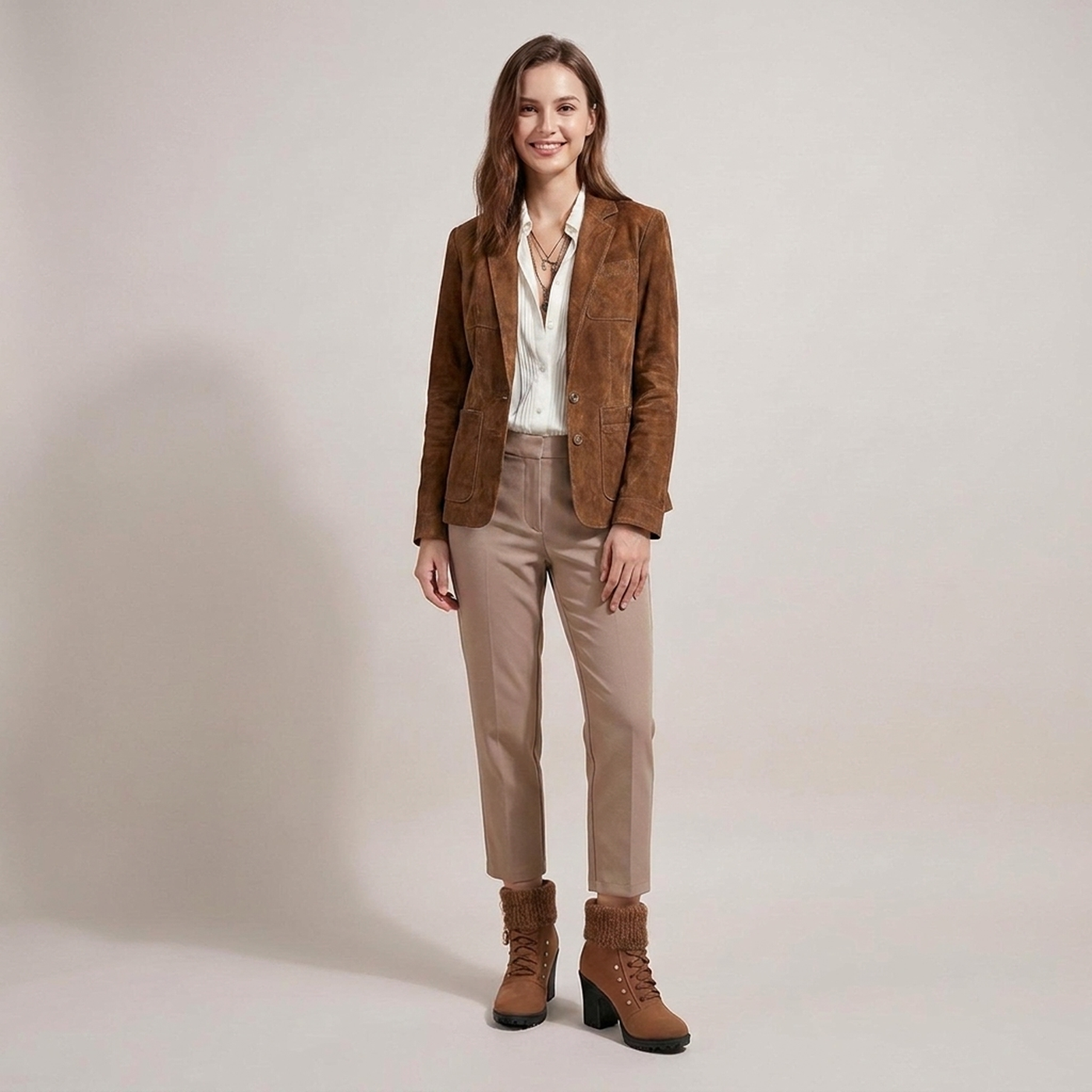 PLUXSTYLE::numise::heritage-brown-parka::front