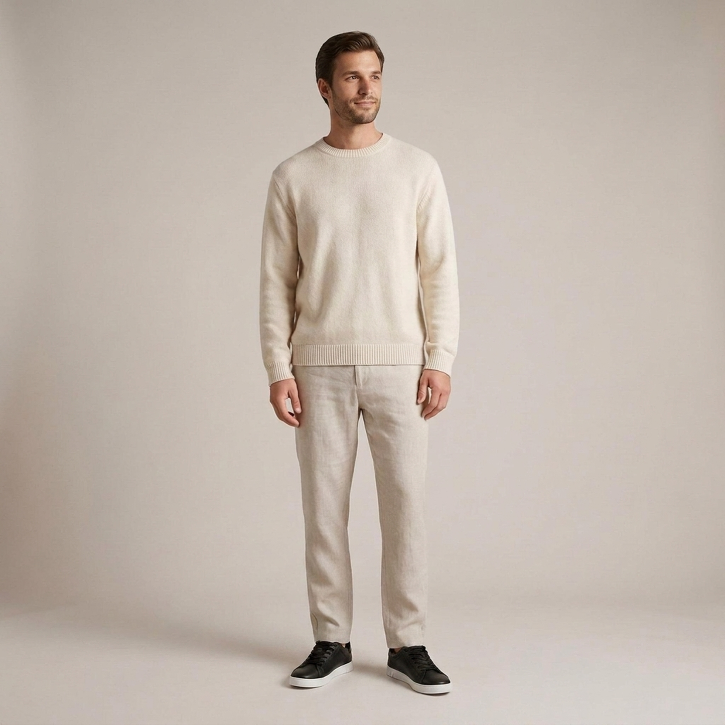 PLUXSTYLE::numise::mens-clean-low-top-sneakers::zoom-out