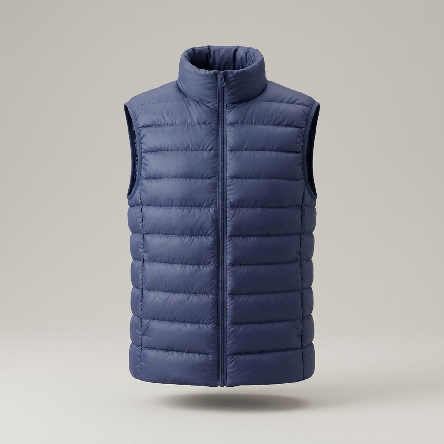 PLUXSTYLE::numise::everyday-sleeveless-parka::pack-blue