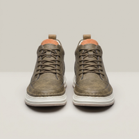 PLUXSTYLE::numise::mens-platform-mid-top-sneakers::pack-khaki