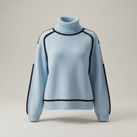 PLUXSTYLE::numise::amandine-oversized-turtleneck-sweater::pack-blue