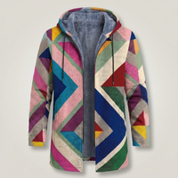 PLUXSTYLE::numise::mens-color-block-hooded-cardigan::pack-multicolor