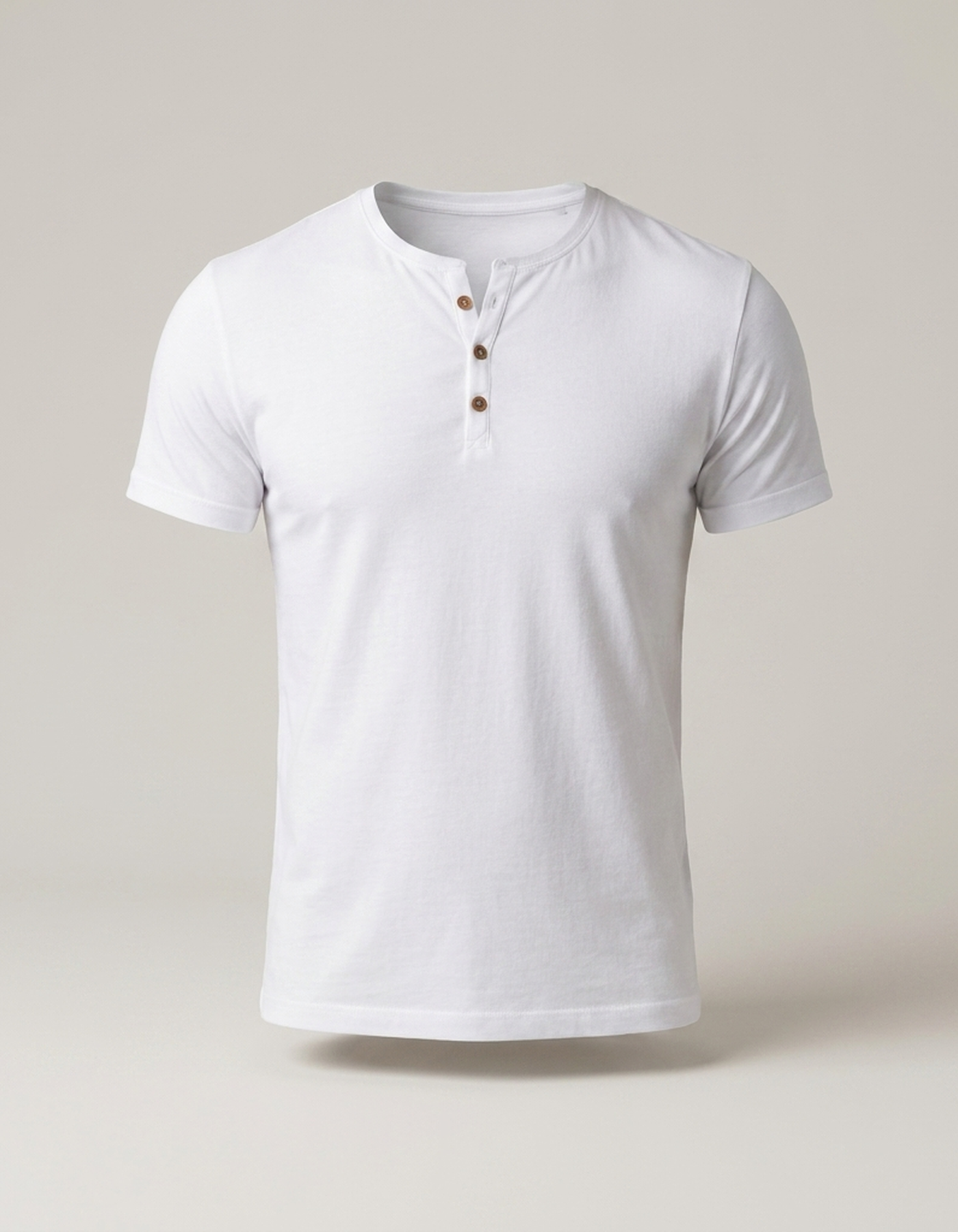 PLUXSTYLE::numise::mens-streamlined-henley-top::pack-white