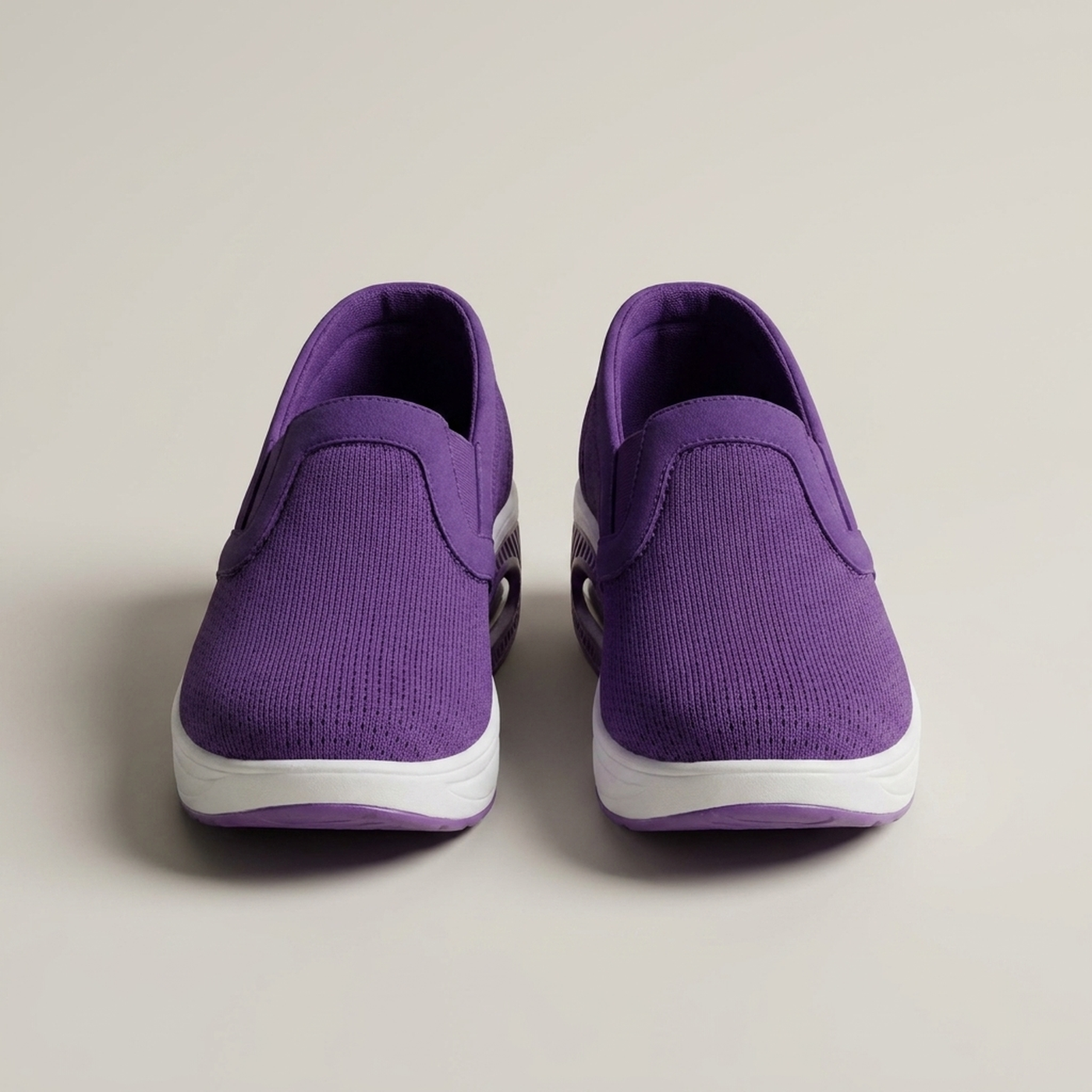 PLUXSTYLE::numise::womens-soft-step-orthopedic-loafers::pack-purple