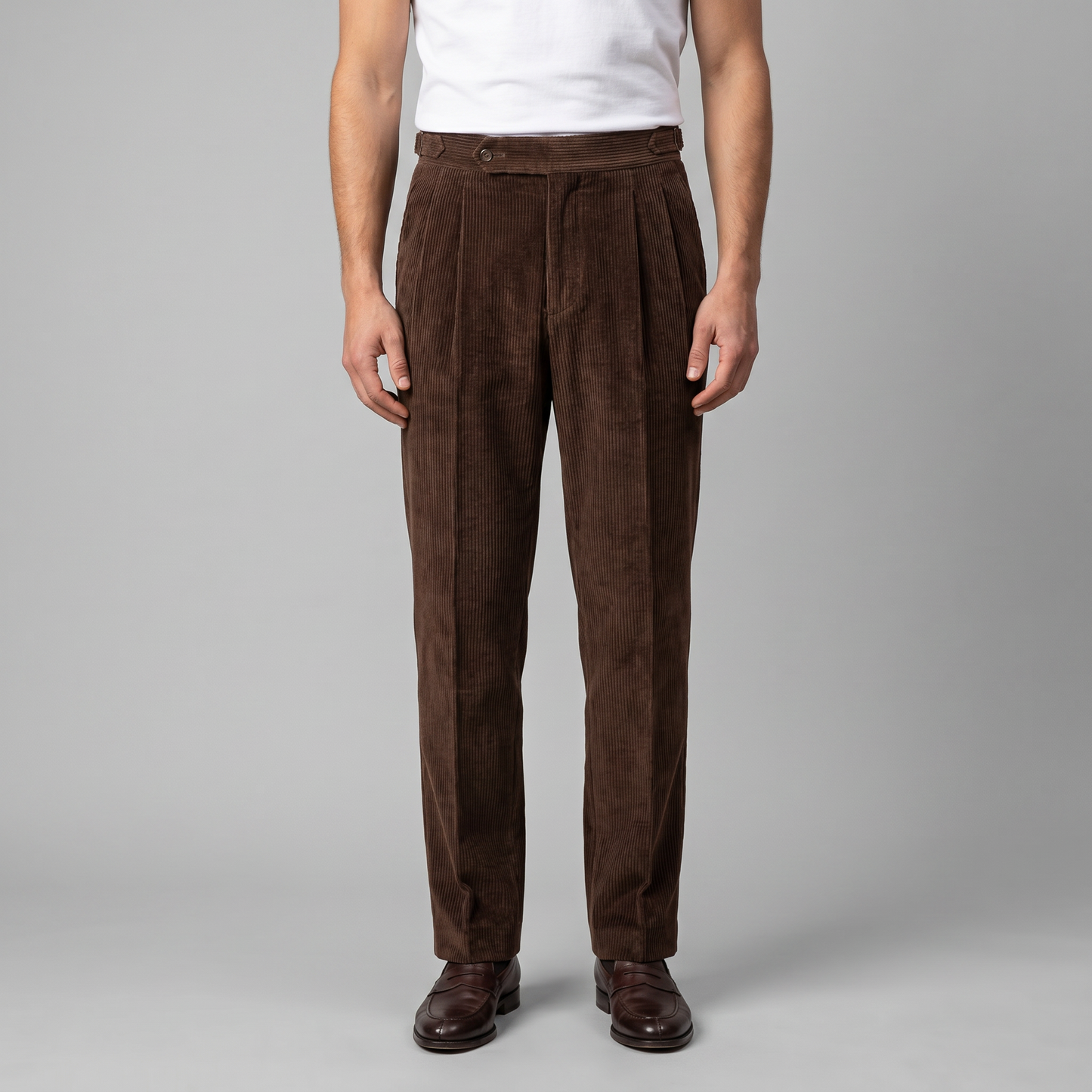 PLUXSTYLE::numise::mens-tailored-pleated-trousers::lifestyle-keep-2