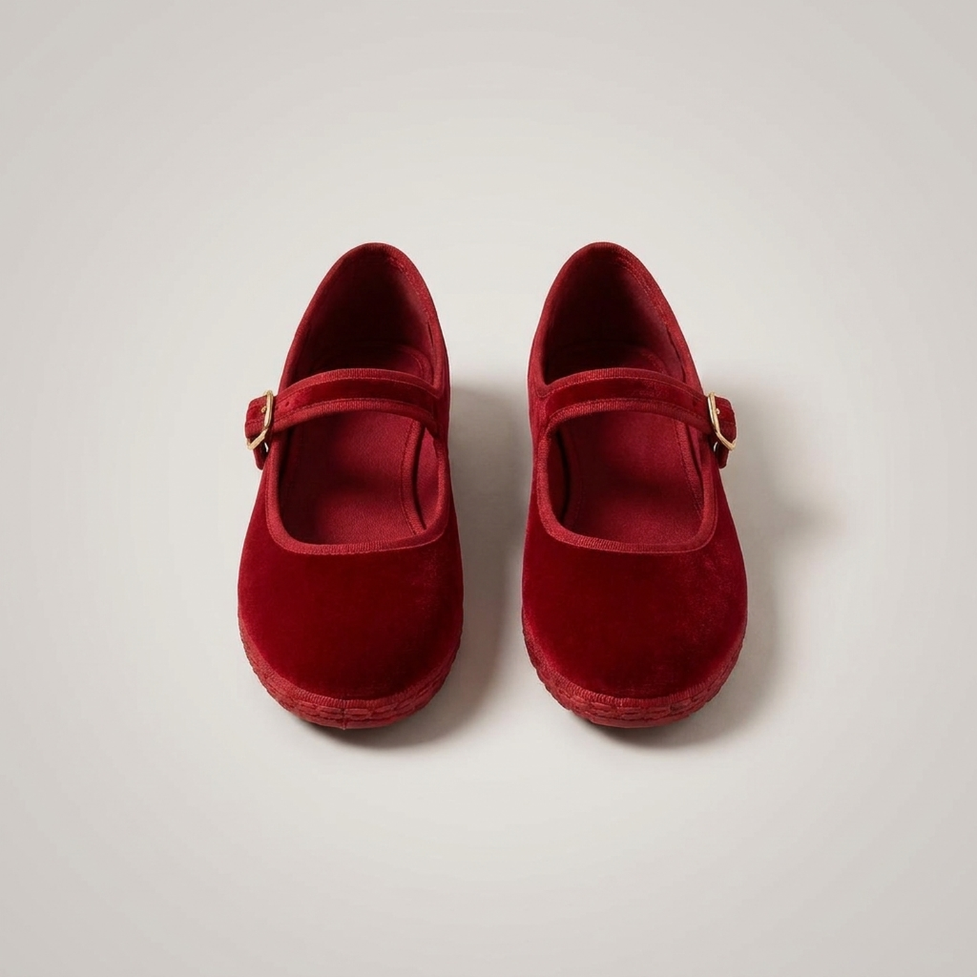 PLUXSTYLE::numise::mary-jane-ballet-flats::pack-red