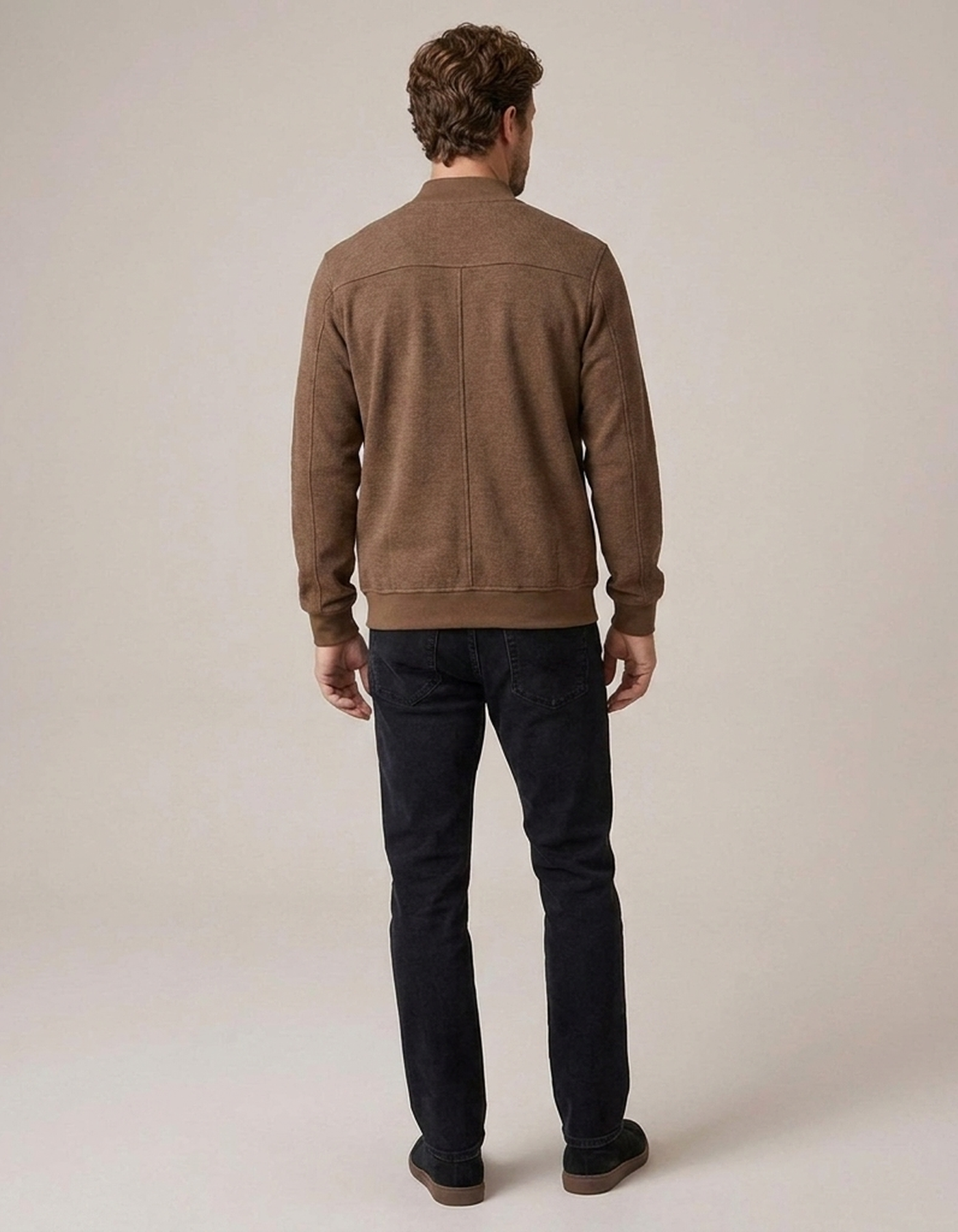 PLUXSTYLE::numise::mens-classic-bomber-parka::back