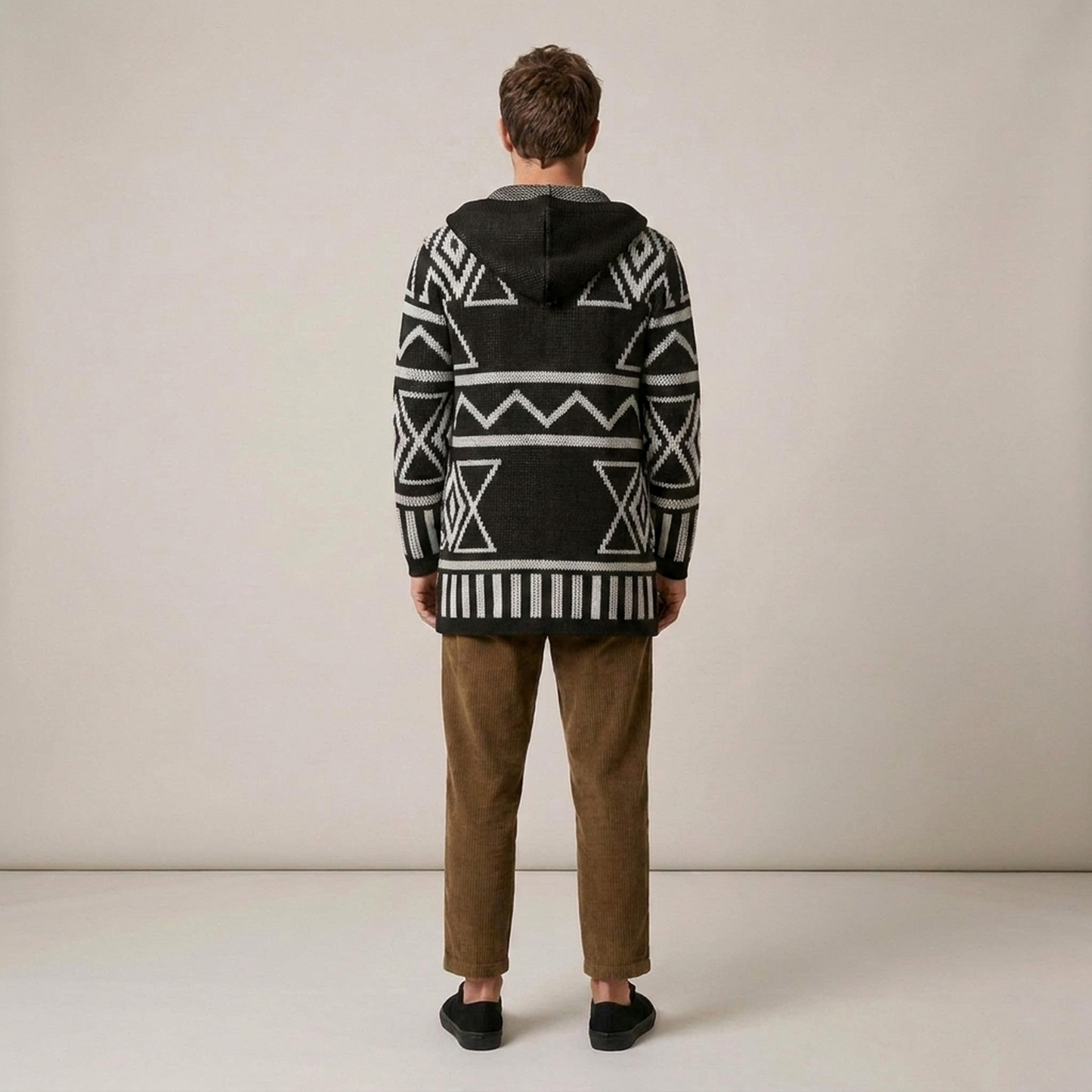 PLUXSTYLE::numise::adrien-hooded-cardigan::back
