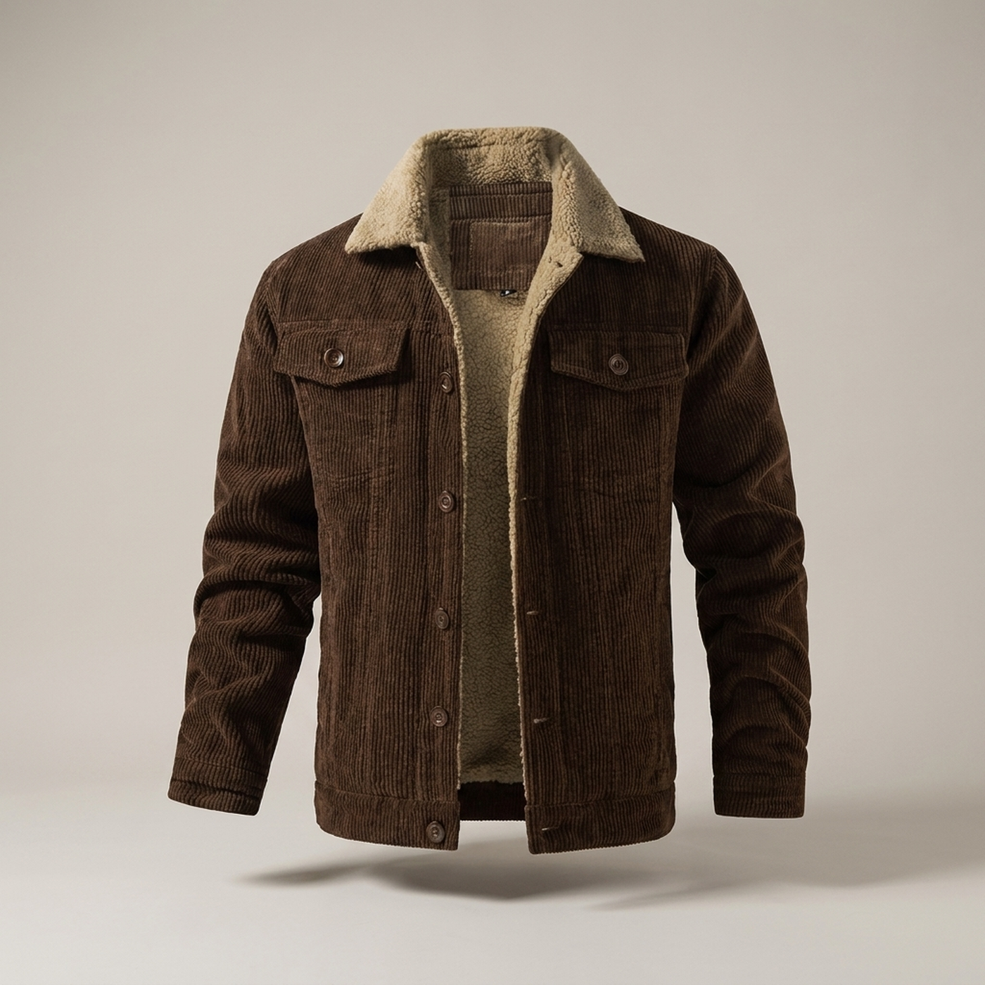 PLUXSTYLE::numise::everyday-quilted-parka::pack-brown