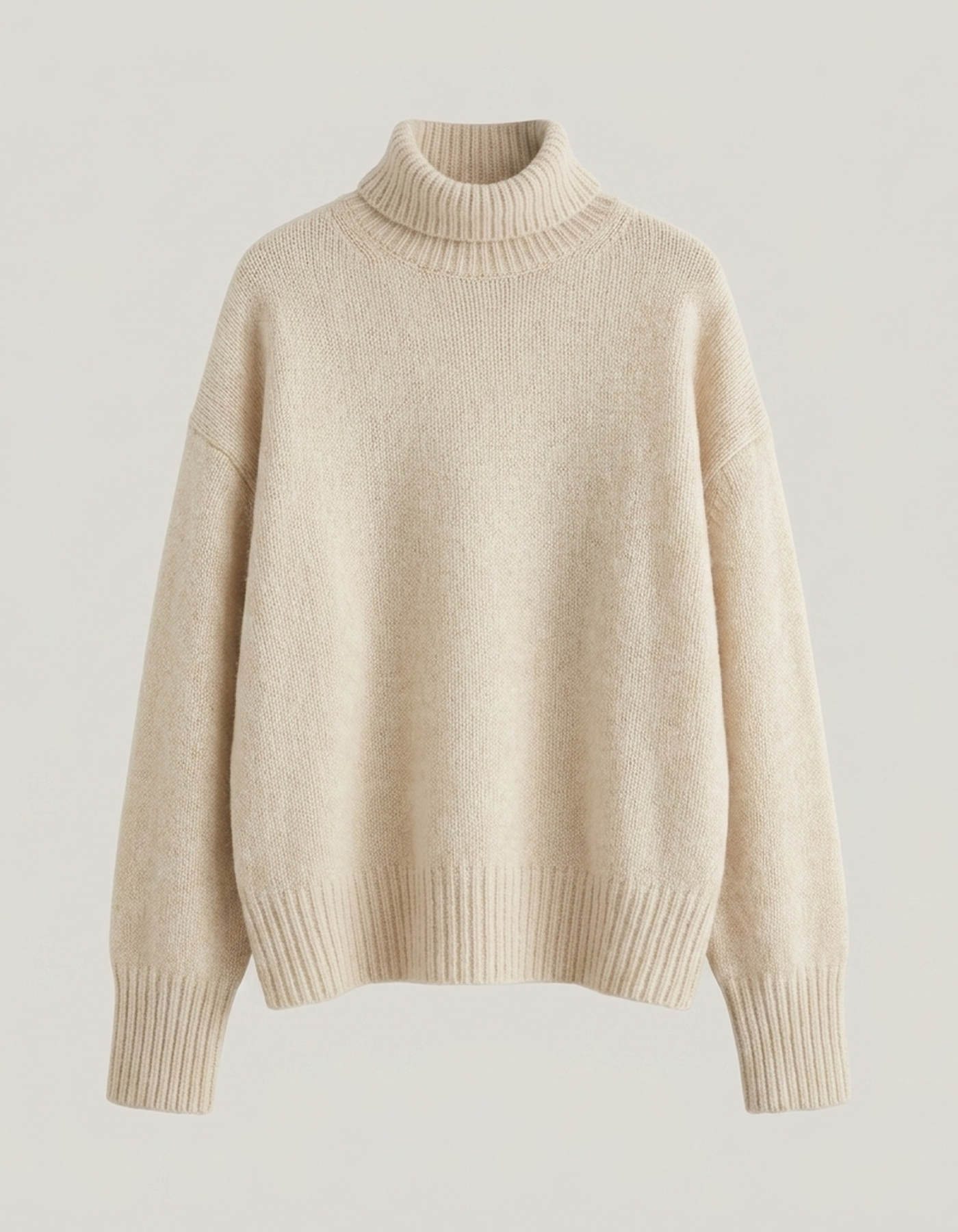 PLUXSTYLE::numise::amaya-relaxed-turtleneck-sweater::pack-beige