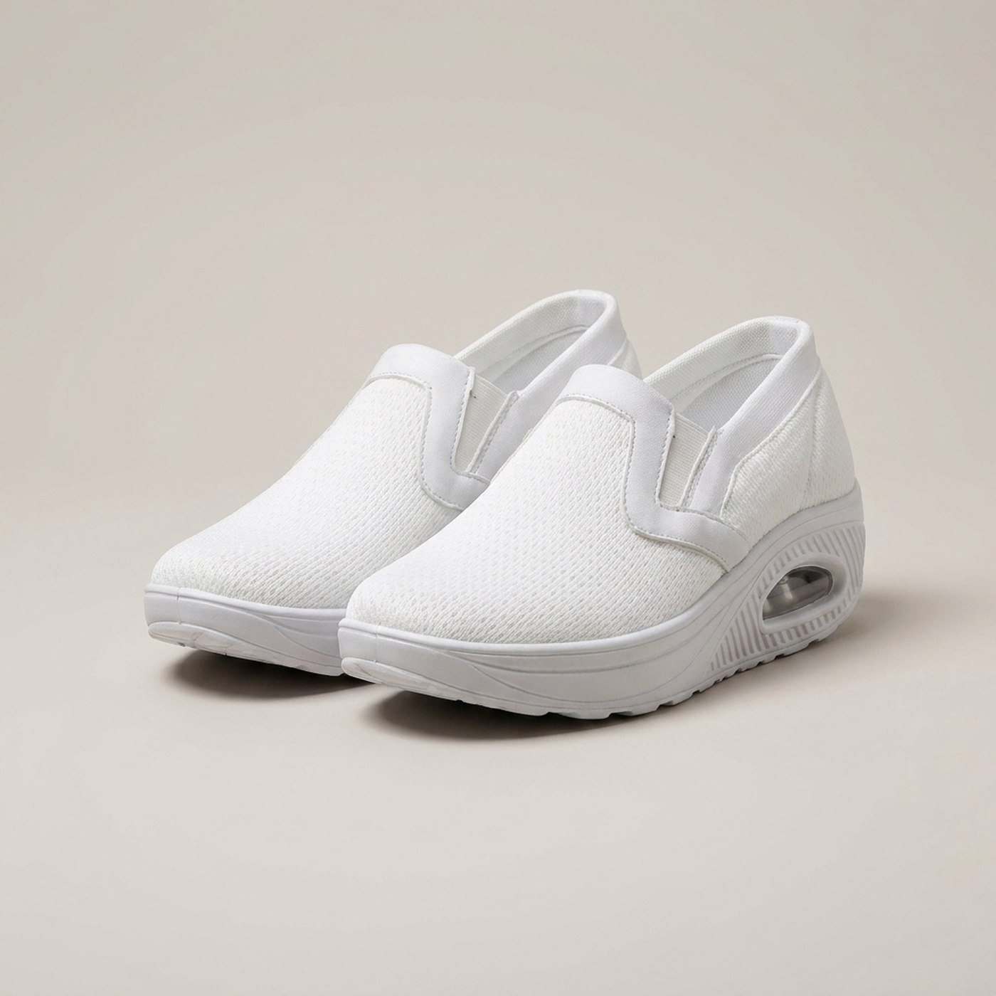 PLUXSTYLE::numise::womens-soft-step-orthopedic-loafers::pack-white