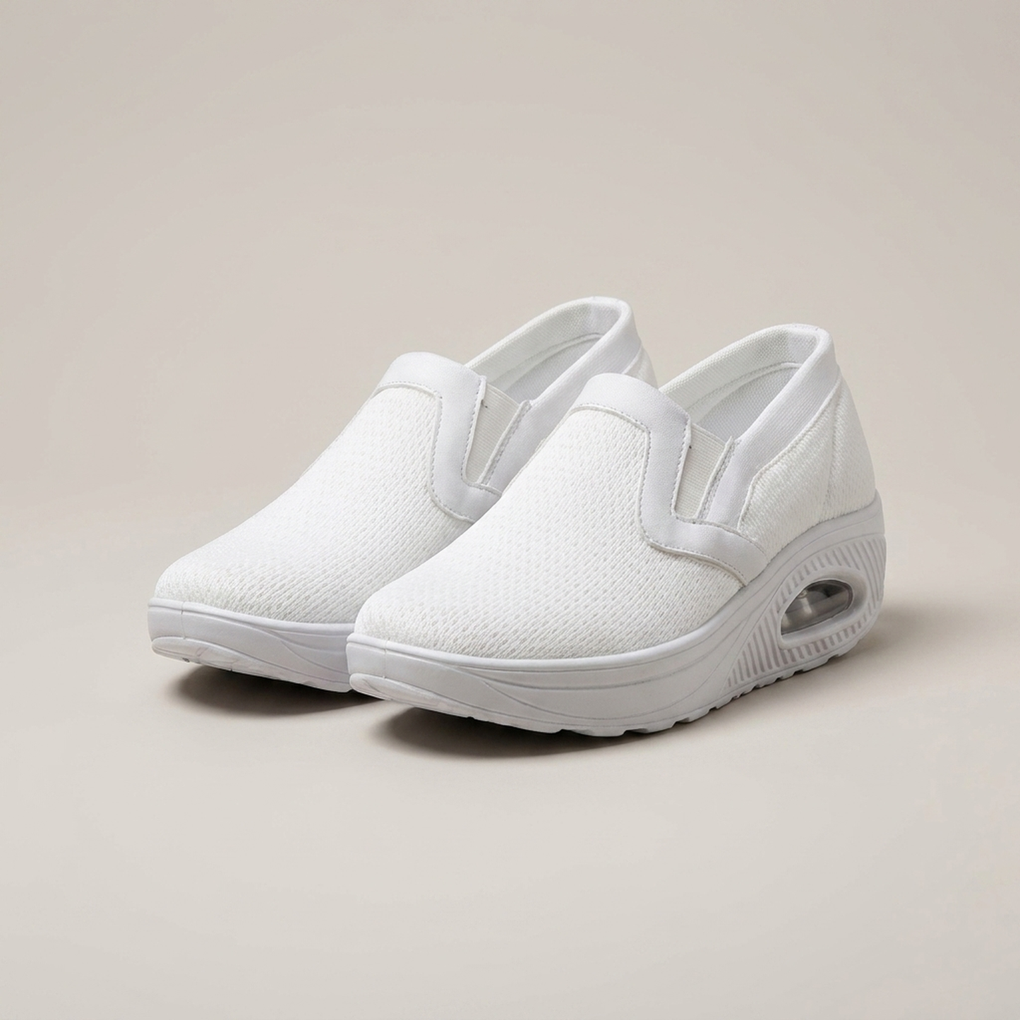 PLUXSTYLE::numise::womens-soft-step-orthopedic-loafers::pack-white