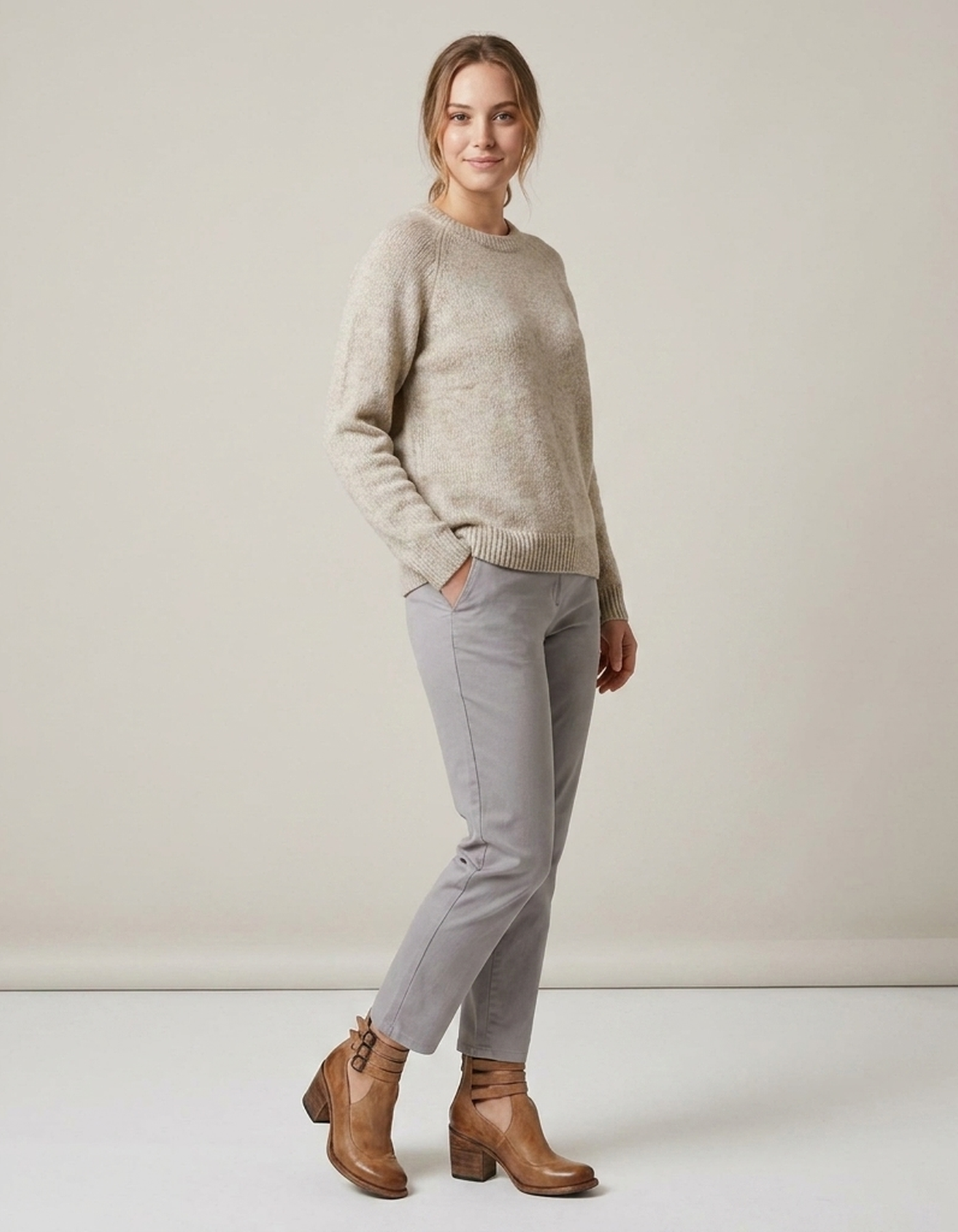 PLUXSTYLE::numise::strappy-block-heel-ankle-boots::zoom-out