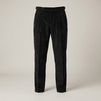 PLUXSTYLE::numise::mens-tailored-double-pleat-trousers::pack-black