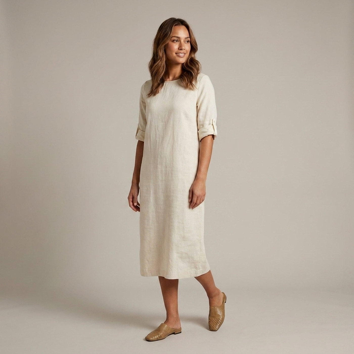 PLUXSTYLE::numise::woven-square-toe-mules::zoom-out