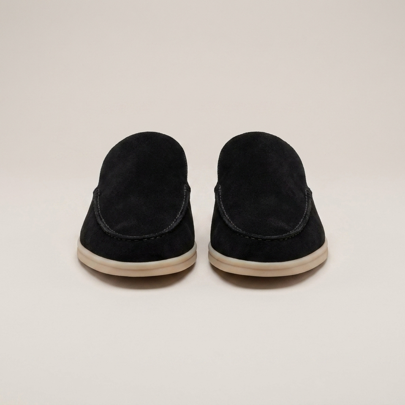 PLUXSTYLE::numise::mens-moc-toe-backless-loafers::pack-black