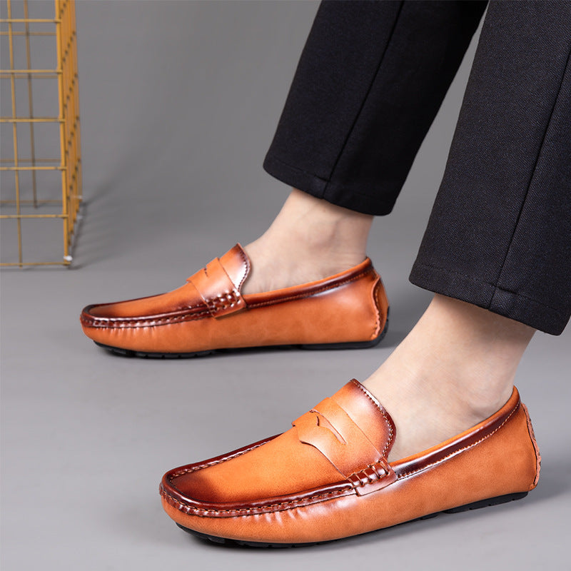 PLUXSTYLE::numise::mens-round-toe-penny-loafers::lifestyle-keep-1
