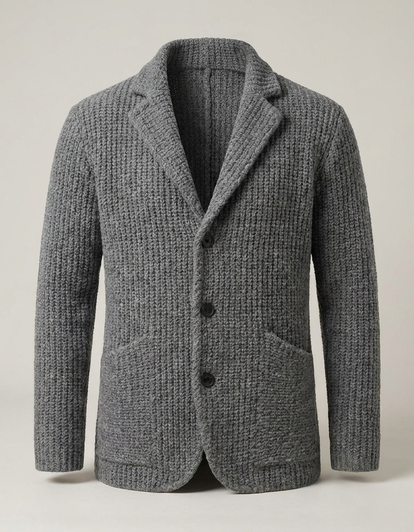 PLUXSTYLE::numise::adrian-regular-fit-cardigan::pack-grey