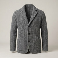 PLUXSTYLE::numise::adrian-regular-fit-cardigan::pack-grey