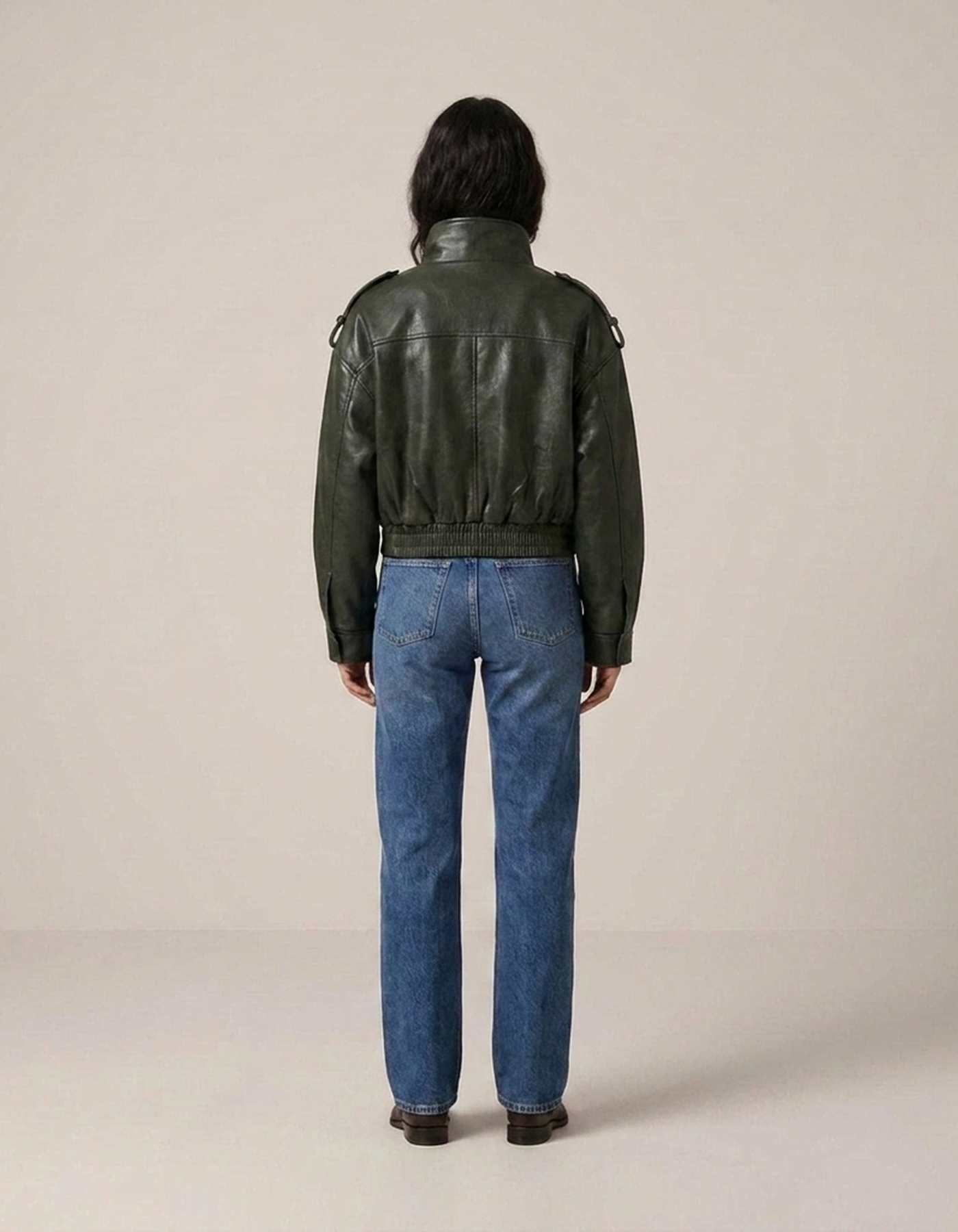 PLUXSTYLE::numise::womens-cropped-parka::back