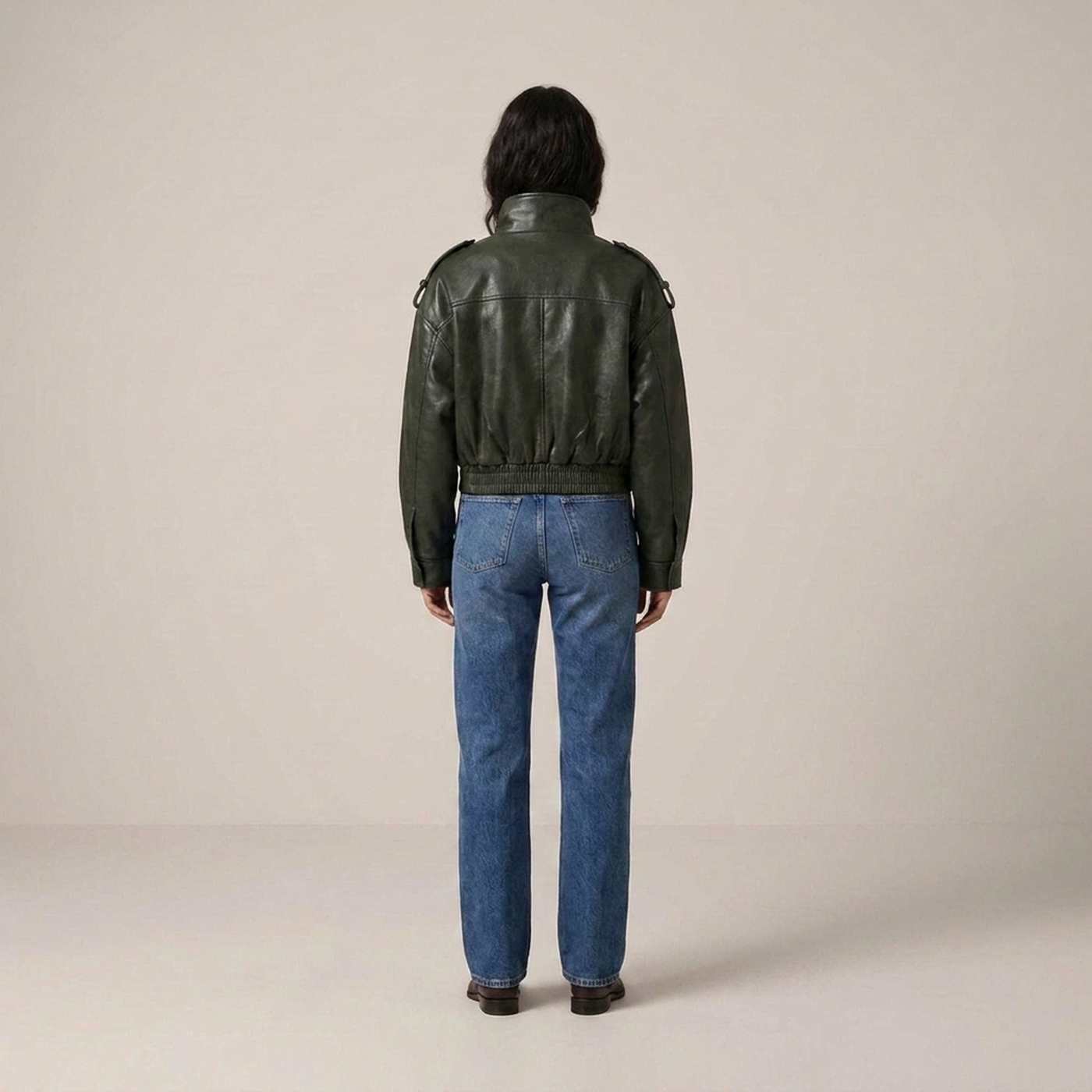 PLUXSTYLE::numise::womens-cropped-parka::back