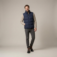 PLUXSTYLE::numise::mens-warm-sleeveless-puffer-vest::front