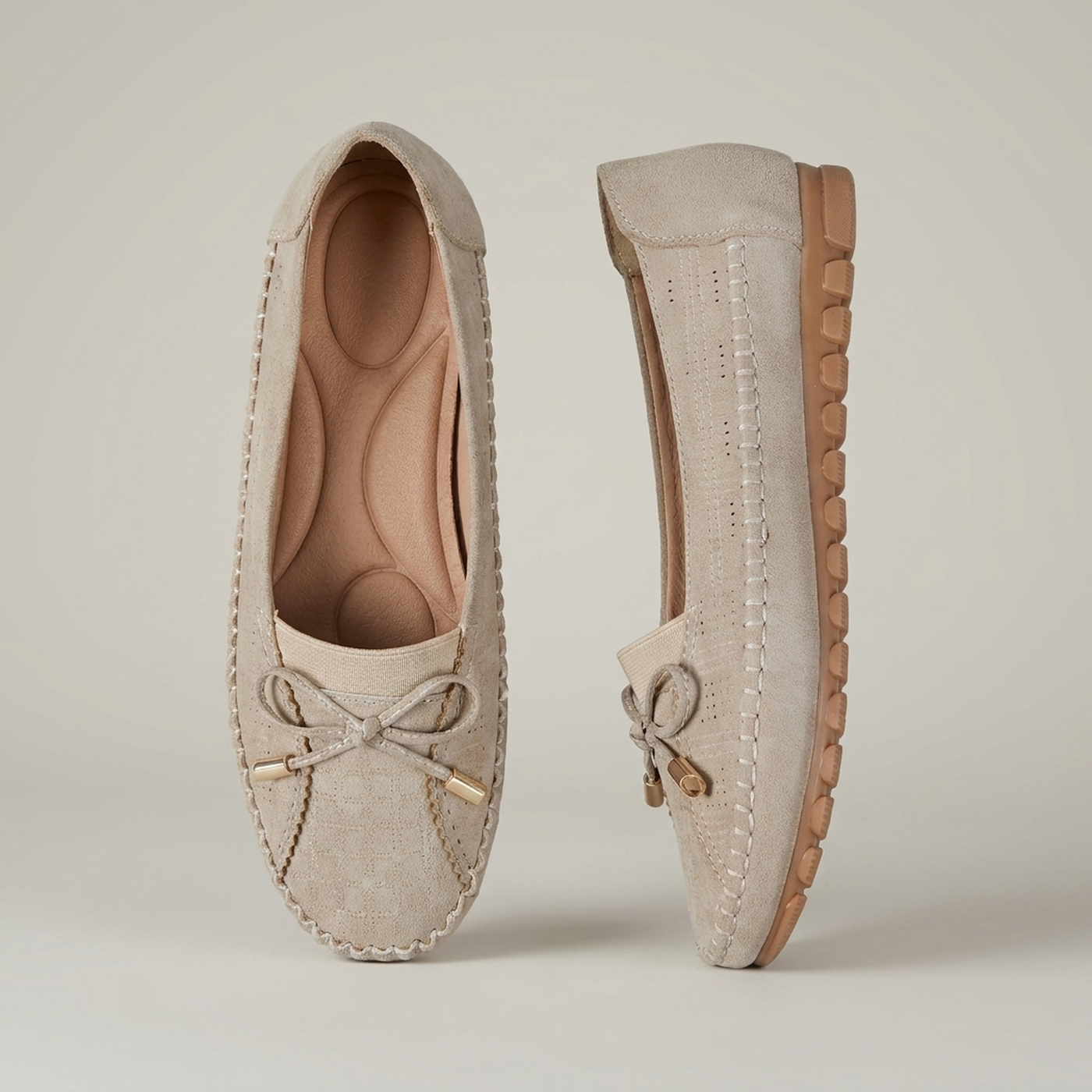 PLUXSTYLE::numise::agnes-perforated-comfort-loafers::pack-off-white