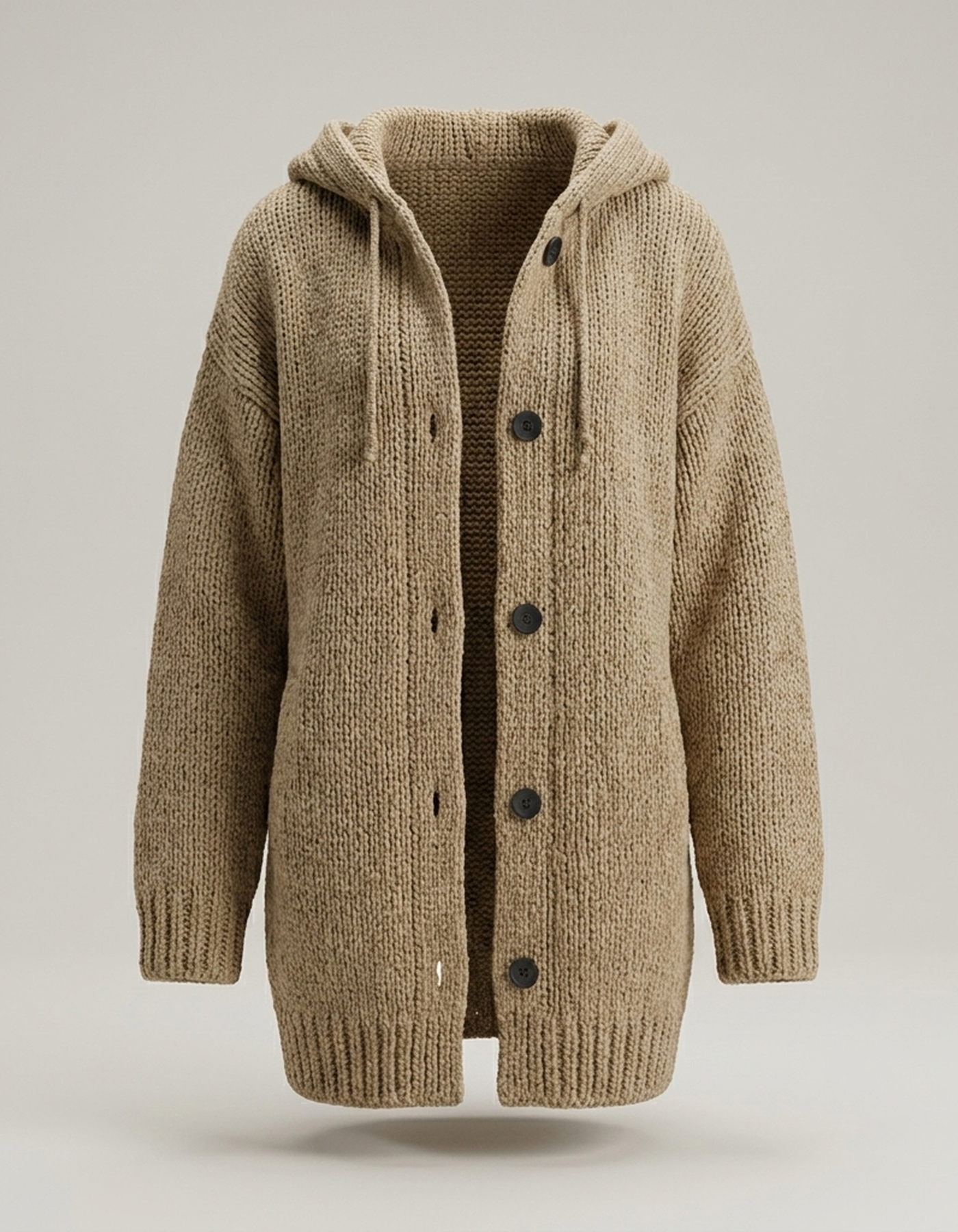 PLUXSTYLE::numise::longline-hooded-cardigan-1::pack-khaki