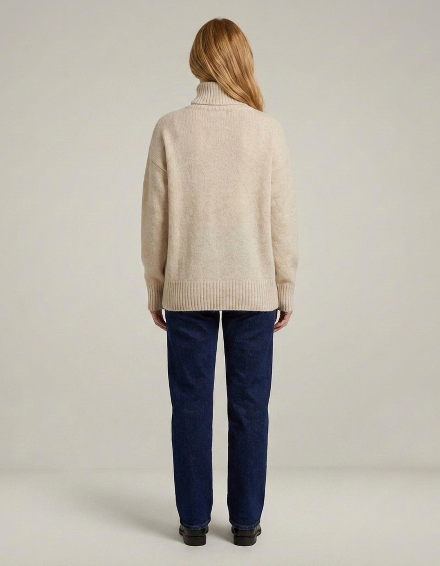 PLUXSTYLE::numise::aria-oversized-turtleneck-sweater::back