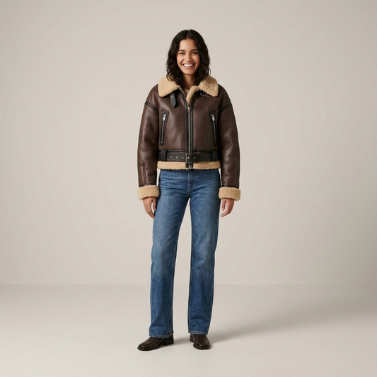 PLUXSTYLE::numise::womens-reversible-bomber-parka::front