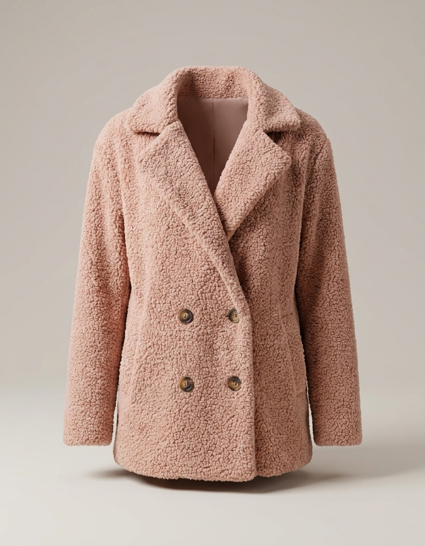 PLUXSTYLE::numise::womens-relaxed-double-breasted-parka::pack-pink