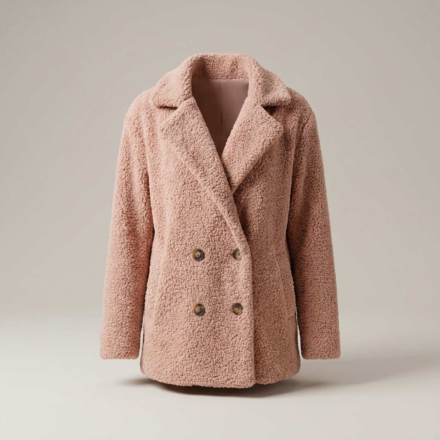 PLUXSTYLE::numise::womens-relaxed-double-breasted-parka::pack-pink