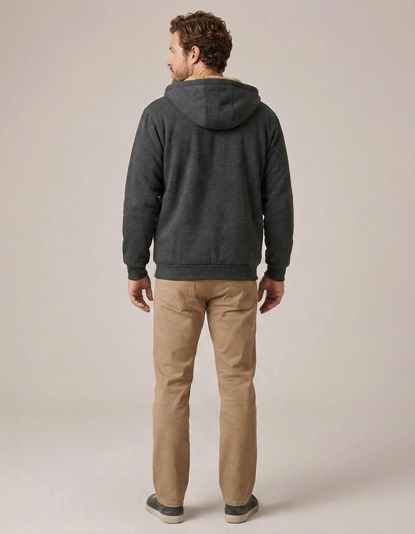 PLUXSTYLE::numise::mens-relaxed-hooded-jacket::back