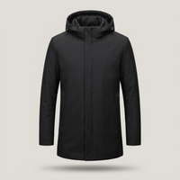 PLUXSTYLE::numise::mens-longline-hooded-parka::pack-black