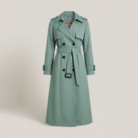 PLUXSTYLE::numise::double-breasted-parka::pack-green