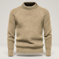 PLUXSTYLE::numise::mens-refined-turtleneck-sweater::pack-beige