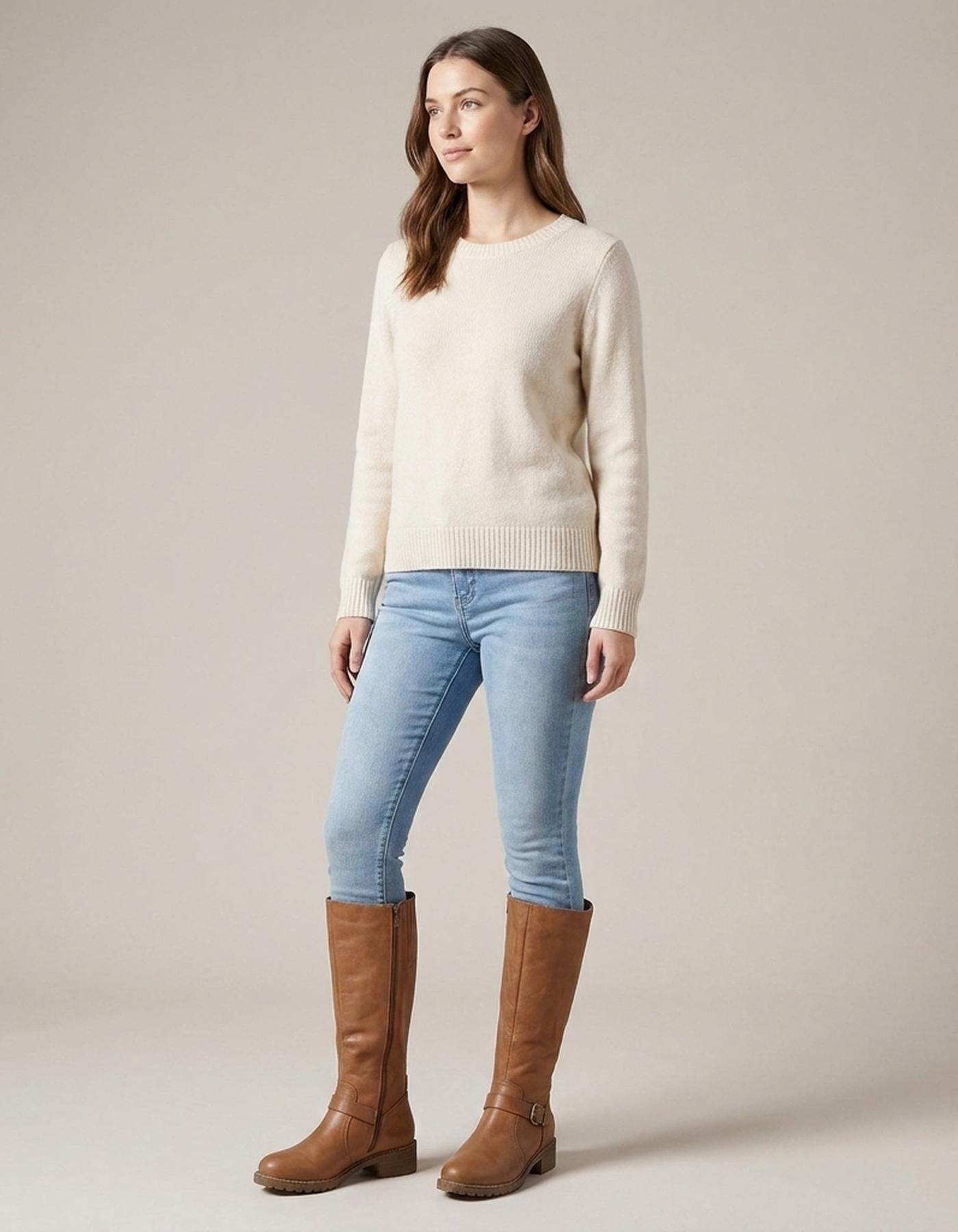 PLUXSTYLE::numise::supportive-buckle-tall-boots::zoom-out