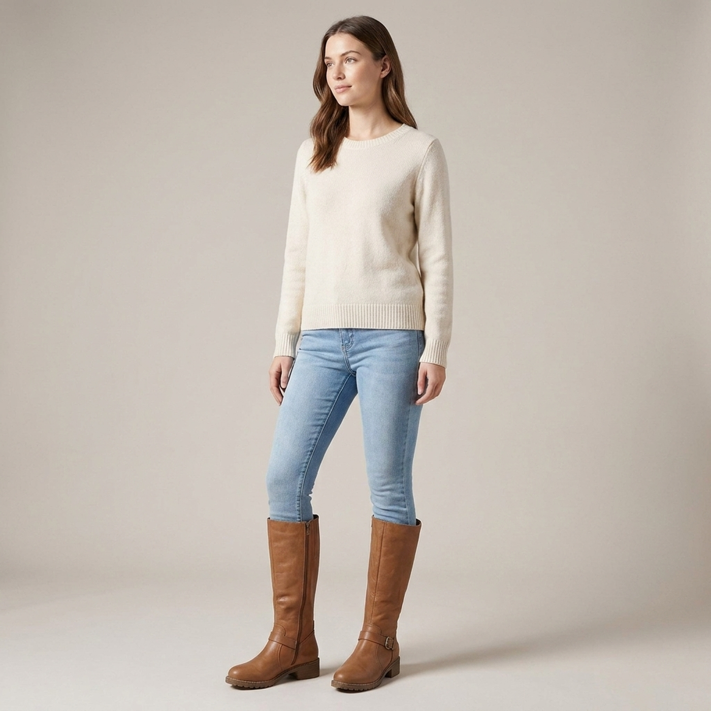 PLUXSTYLE::numise::supportive-buckle-tall-boots::zoom-out