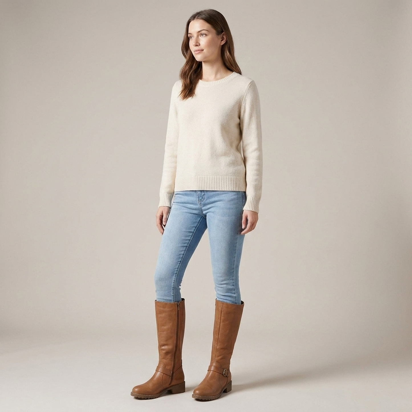 PLUXSTYLE::numise::supportive-buckle-tall-boots::zoom-out