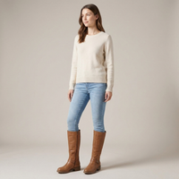 PLUXSTYLE::numise::supportive-buckle-tall-boots::zoom-out