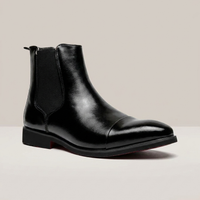 PLUXSTYLE::numise::mens-cap-toe-chelsea-boots::closeup-hero