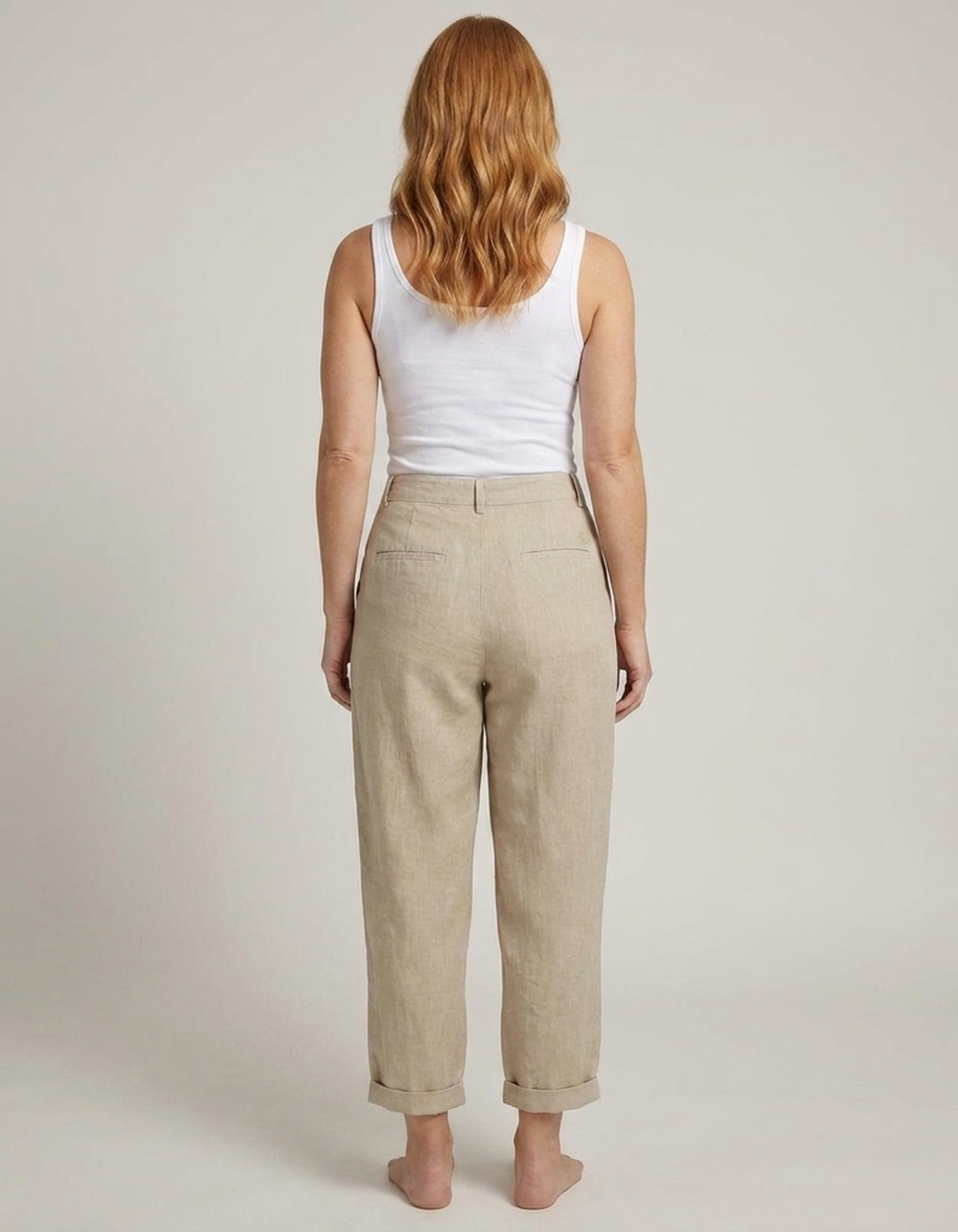 PLUXSTYLE::numise::womens-high-waist-linen-blend-trousers-for-all-day-comfort::back