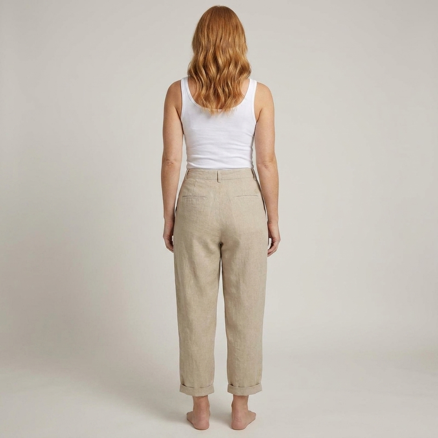 PLUXSTYLE::numise::womens-high-waist-linen-blend-trousers-for-all-day-comfort::back